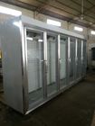 Cam Kapı Kompakt Buzdolabı 0 - 10 Derece Mağaza İçin Dinamik Soğutma