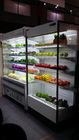 Uygun Mağaza için Tam Cam Küçük Multideck Buzdolabı Meyve Dispaly Vitrin