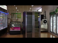 360° Havalandırma Şarap Buzdolabı 418L 220V 50HZ ve Otomatik Dondurma Sistemi