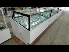 Dondurma teşhir dondurucu gelato vitrin