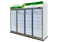 Otomatik Geri Tepme Kapısı 5 Katlı Ticari Buzdolabı Süpermarket İçecek Soğutucu