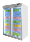 Süpermarket Çevre Dostu Ticari İçecek Buzdolabı Ekran Şarap Soğutucu Düz Kafa