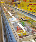Deniz Ürünleri 1000L Süpermarket Ada Dondurucu -20 ° C