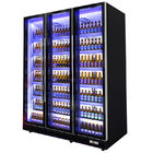 Bar Otel için Cam Kapı Ticari Şarap Soğutucu Soğutucu Buzdolabı