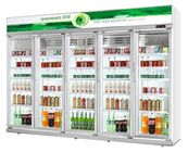 Süpermarket OEM ve ODM için otomatik defrost Ticari Teşhir Buzdolapları
