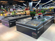 Kombine Ada Dolabı Süpermarket Cam Kapılı Derin Dondurucu