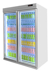 Ekran Chiller Ticari İçecek Soğutucu Buzdolabı Cam Kapılı Buzdolabı