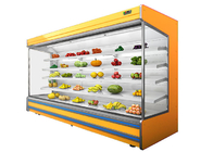Süpermarket için Uzak Sistem Açık Güverte Chiller Çok Katlı Buzdolabı Vitrini