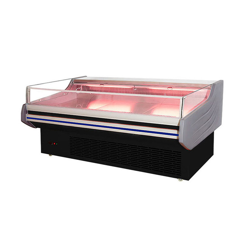 LED Işık Et Ekranı Dondurucu Paslanmaz Çelik İç İç Otomatik Dondurma -2 ~ 8 C