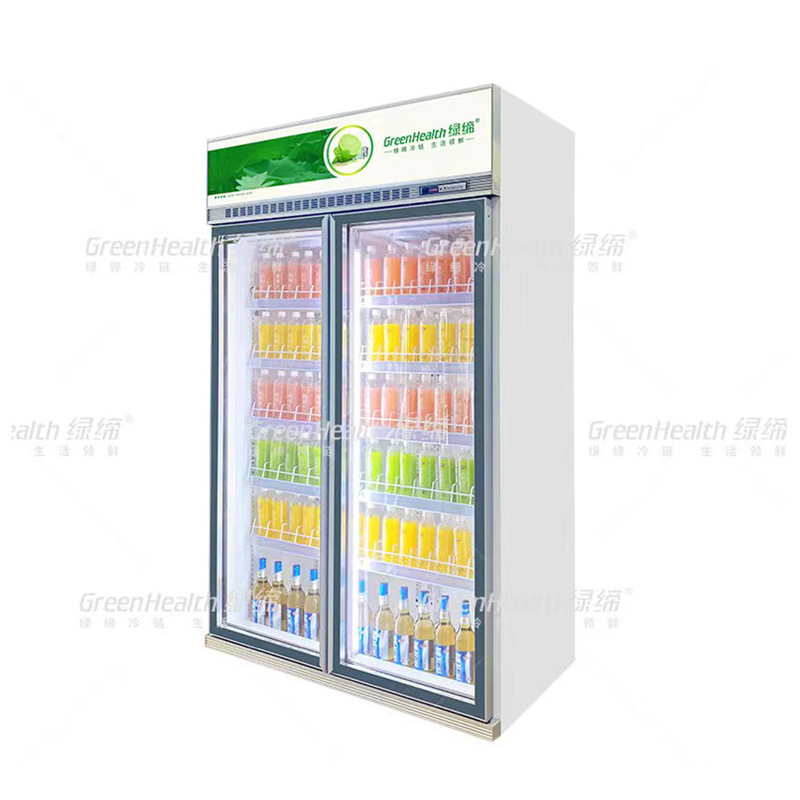 Süpermarket soğutma çözümü için dijital denetleyici ile 5 katmanlı ticari içecek soğutucu