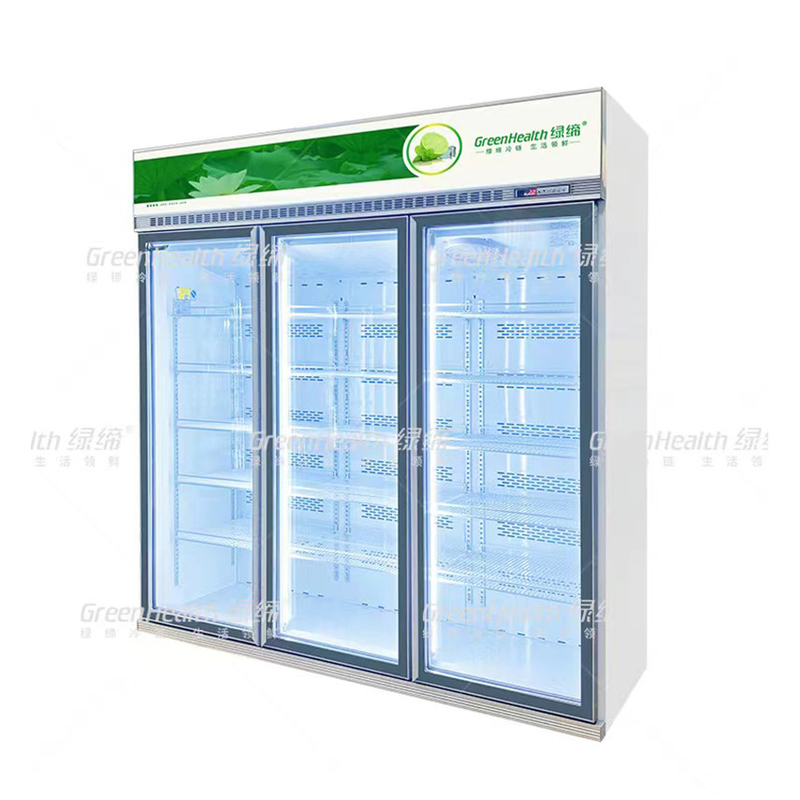 Süpermarket soğutma çözümü için dijital denetleyici ile 5 katmanlı ticari içecek soğutucu