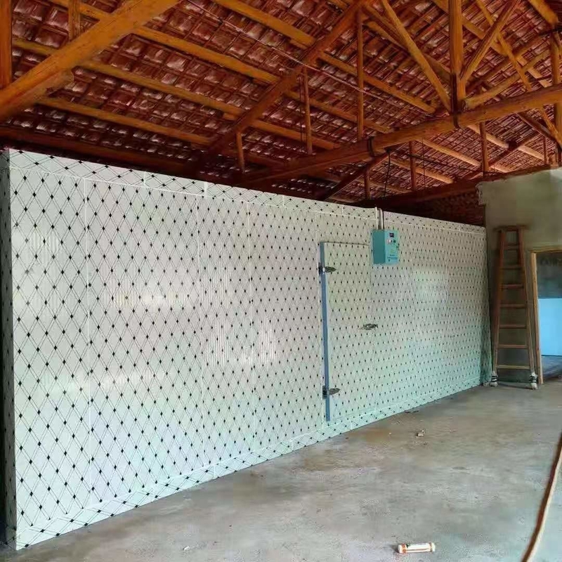 Soğuk depolama odası Walk-In's Cooler Walk-In buzdolabı soğutma sistemi ile