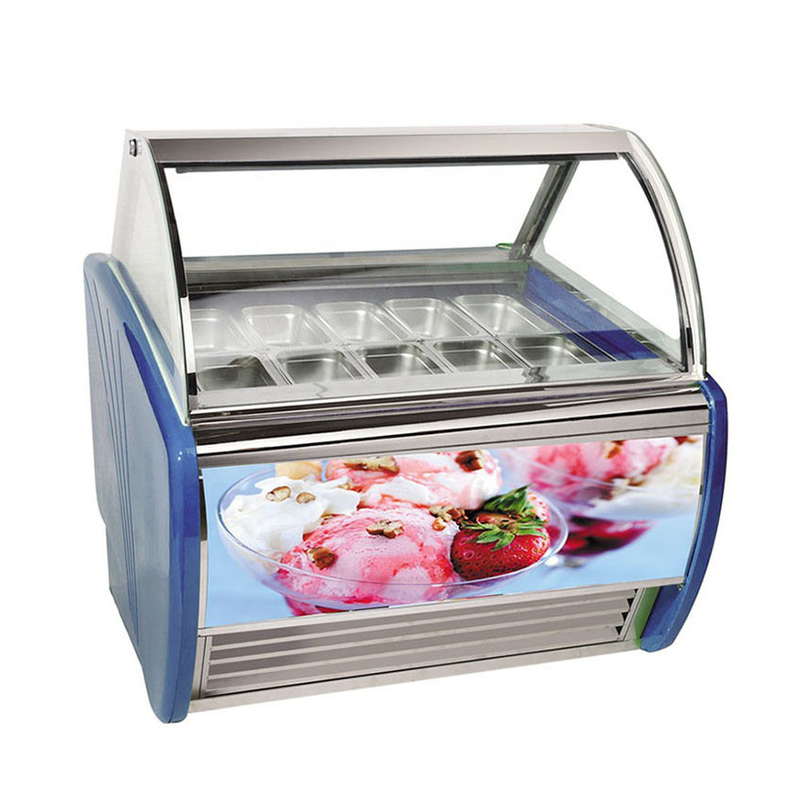 Pan Boyutu 325*176*100mm Özel Çelik Dondurma Ekranı Dondurucu