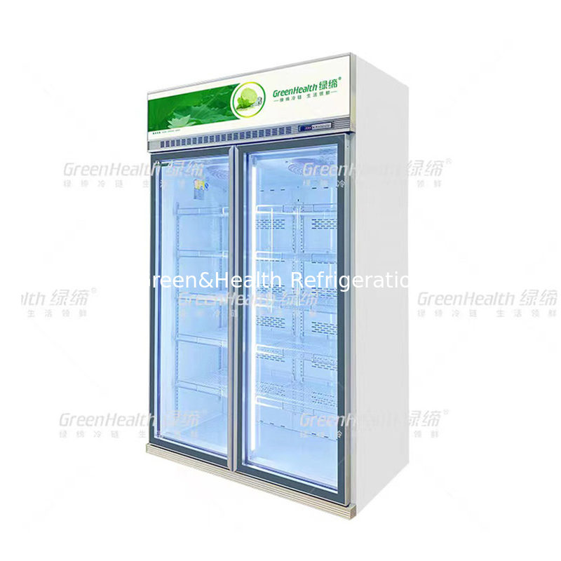 Gelişmiş Özel Süpermarket 5 Katmanlı Soğutucu Fan Soğutma ve Cubigel Kompresör Birimi ile