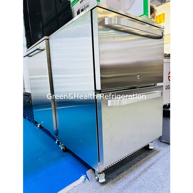 ETL Sertifikası 900L 100Kans Tam Cam Kapı İçecek Buzdolabı Dış buzdolabı