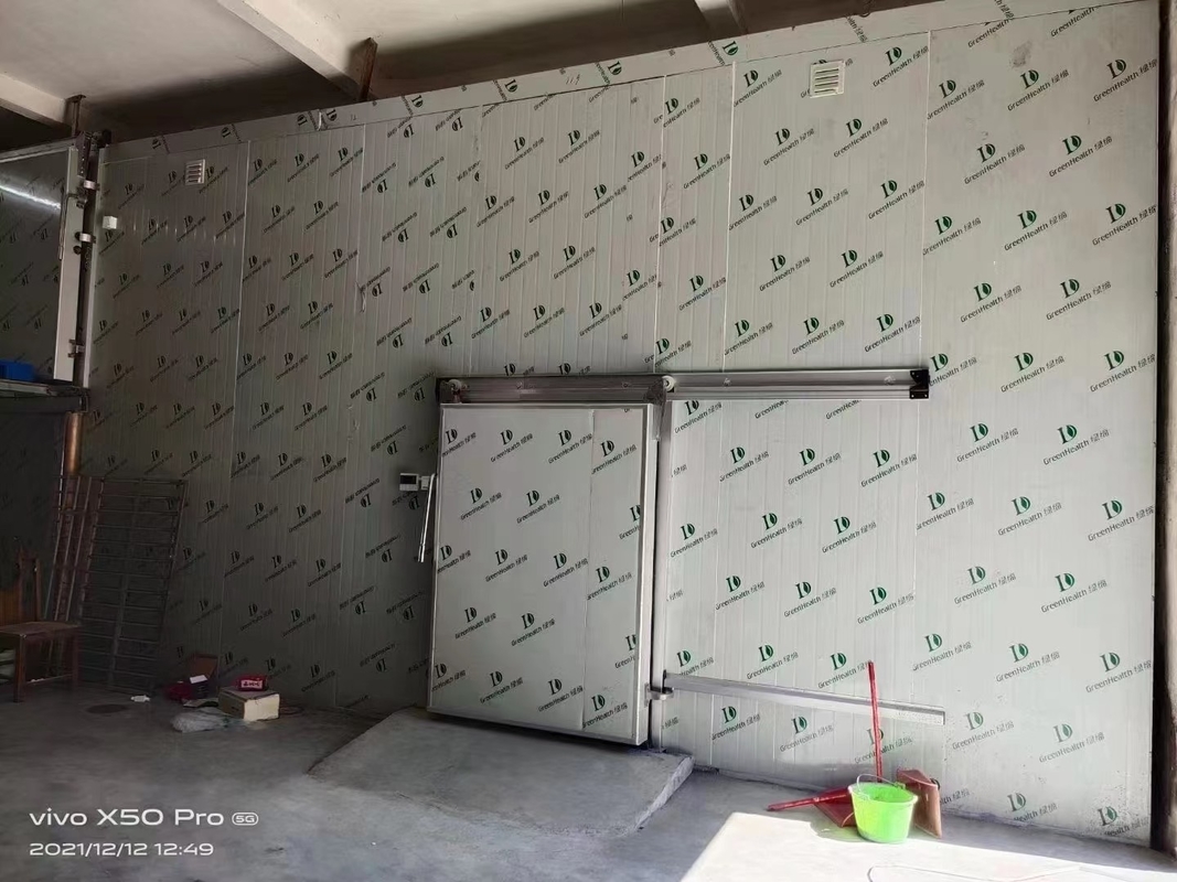 Sebze / Meyve / Et / Balık ve Hava Soğutma Yaklaşımı için Sert Polyurethane Köpük Soğuk Depolama Odası