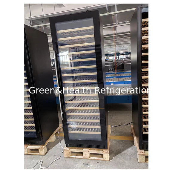 ETL Sertifikası Tek/Çifte Kapılı Çam Ağacı Raf Cam Kapı Kırmızı Şarap Depolama Dondurucusu