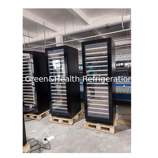 ETL Sertifikası Tek/Çifte Kapılı Çam Ağacı Raf Cam Kapı Kırmızı Şarap Depolama Dondurucusu