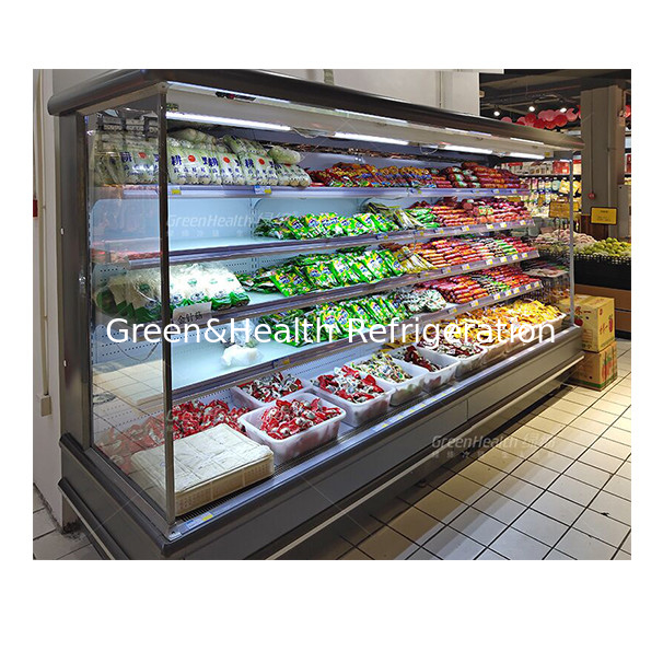 Avrupa Tarzı Dış Birim Açık Hava Perde Dondurucu Gıda/Gizellikler/Fruit Göstermek İçin