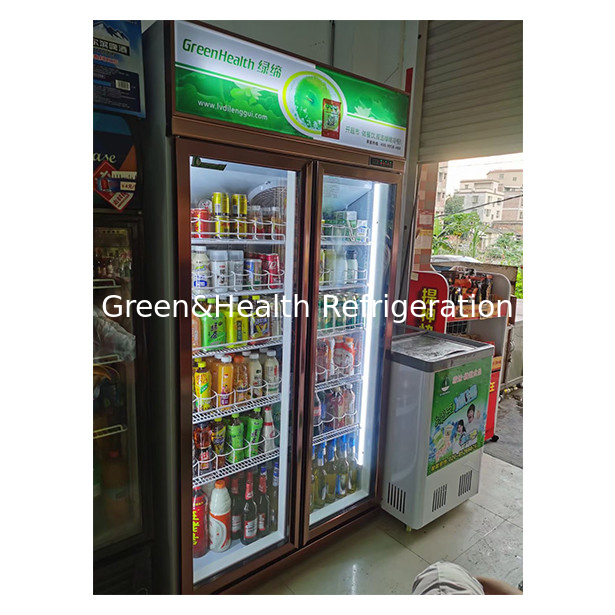 Ticari süpermarket / Mağaza İki / Üç Cam Kapı Ekonomi Buzdolabı Ekran Buzdolabı