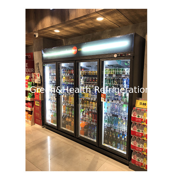 Ticari süpermarket / Mağaza İki / Üç Cam Kapı Ekonomi Buzdolabı Ekran Buzdolabı