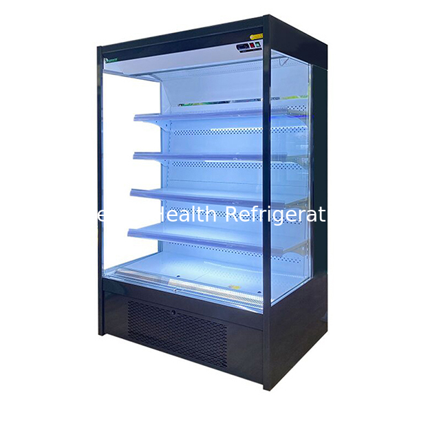Market ve Süpermarketlerde Meyve/Sebze Teşhiri/Saklanması İçin Açık Stil Soğutucular/Mini Dondurucu