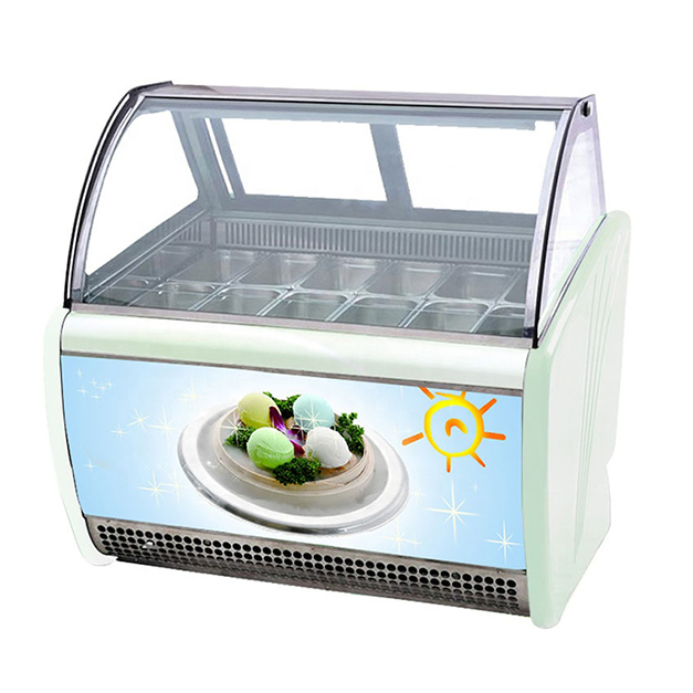 Çift Satır 14 Tabak Büyük Kapasite Dondurma Dondurucu Satılık