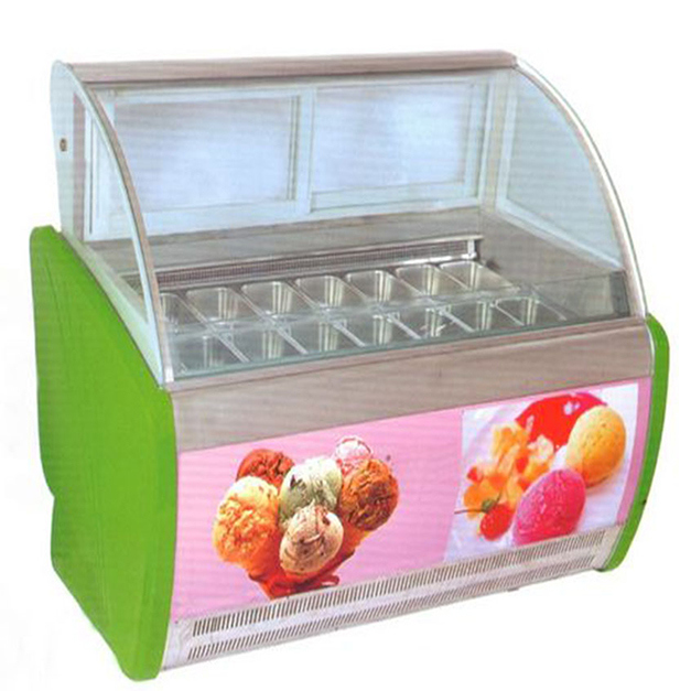 Çift Satır 14 Tabak Büyük Kapasite Dondurma Dondurucu Satılık