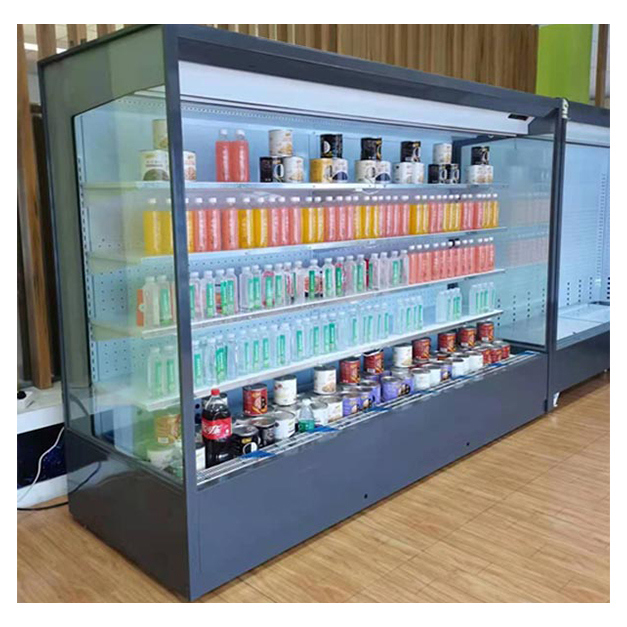 Çoklu Raflı Satılık Dik Açılı Açık Tip Soğutucular