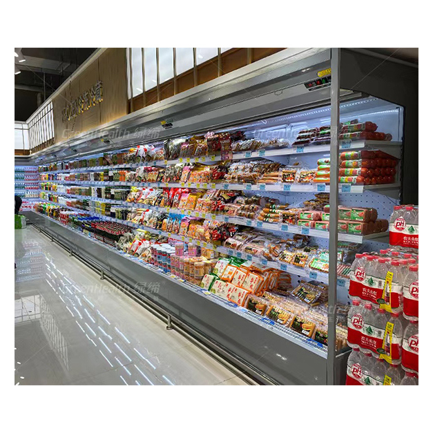 Çoklu Raflı Satılık Dik Açılı Açık Tip Soğutucular