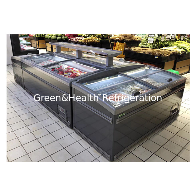 Süpermarketler, Gıda Maddelerinin Düşük Sıcaklıkta Dondurulmuş Olarak Saklanması İçin Ada Tipi Soğutucular Kullanır