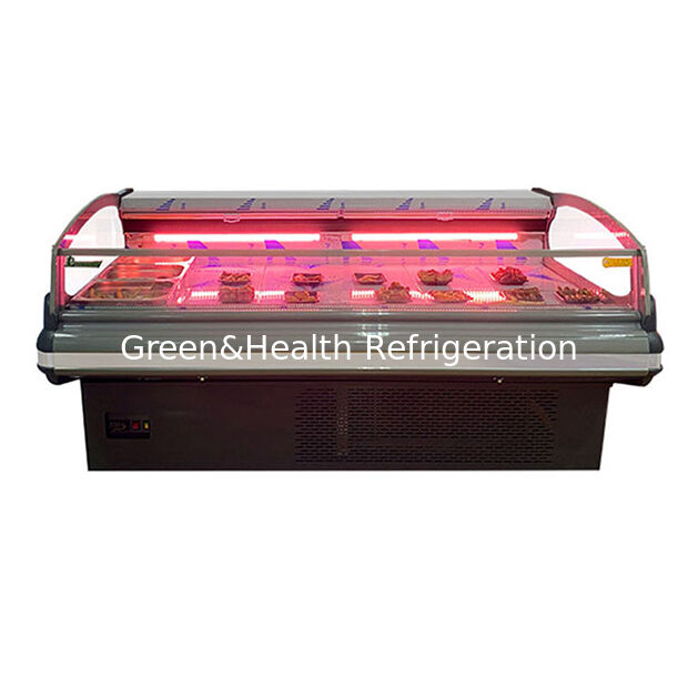 Avrupa Tarzı Şık Üst Düzey Dış Ünite Taze Et Saklama Teşhirli Soğutmalı Dondurucu