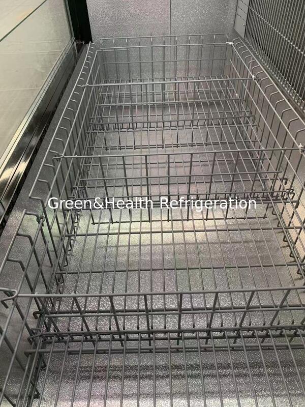 Doğrudan Fabrika Fiyatı Büyük Cam Pencereleri ve Secop kompresörü ile Kombine Ada Ekran Dondurucu