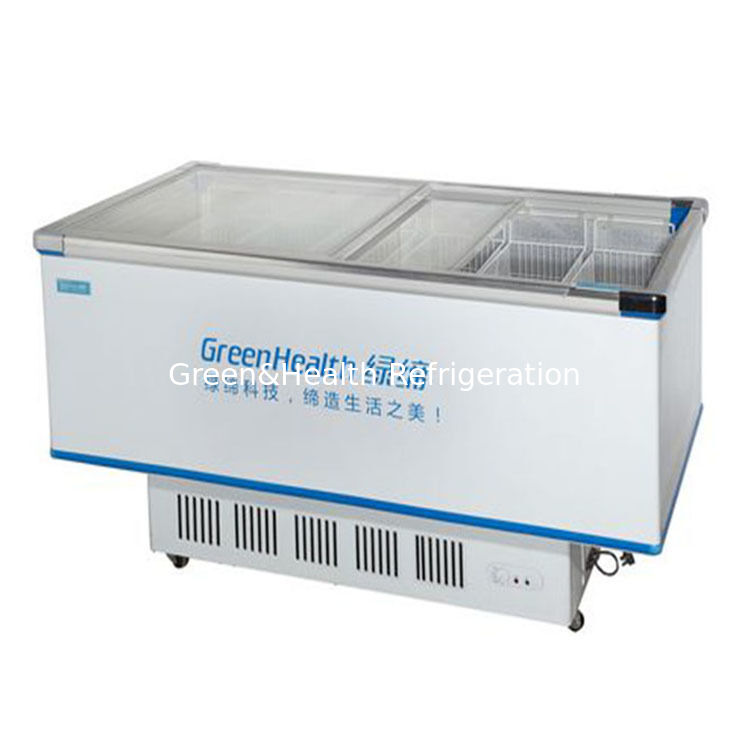 Large Capacity Vertical Chest Freezer with Danfoss Compressor and Auto Defrost for Commercial Use