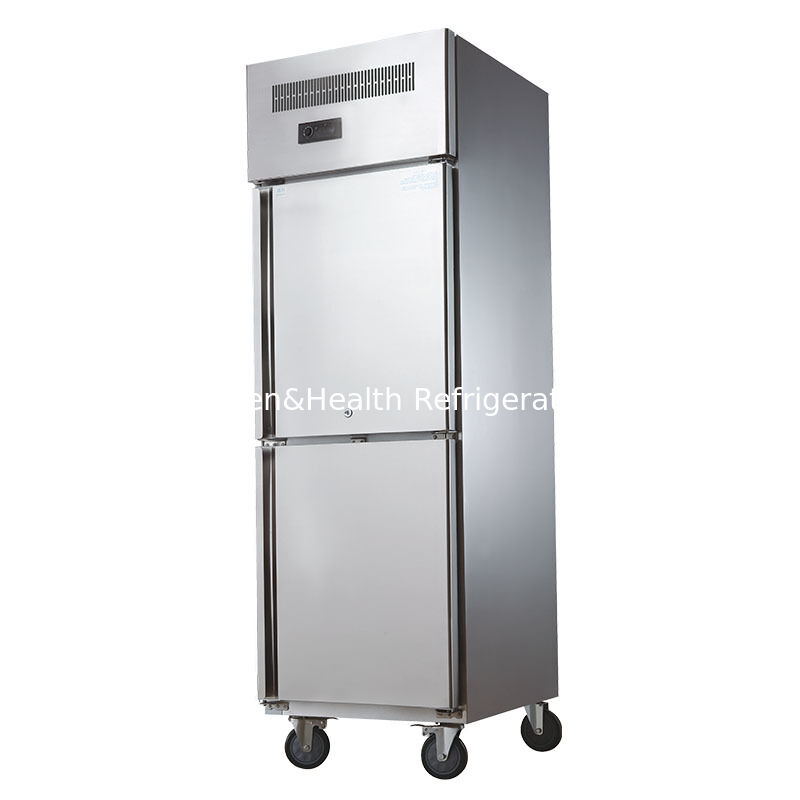 Stainless Steel Commercial Freezer with Digital Thermostat and High-Density Insulation for Restaurants