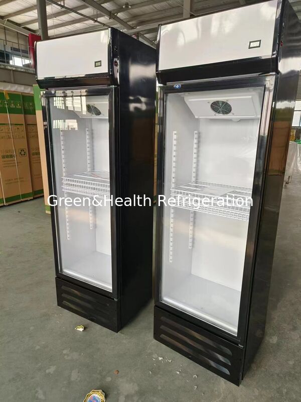 Ticari Pepsi İçecek Ekran Soğutucusu 680L Kapasiteli Danfoss Kompresörü ve Otomatik Kapatma Isıtılmış Salıncak Kapı
