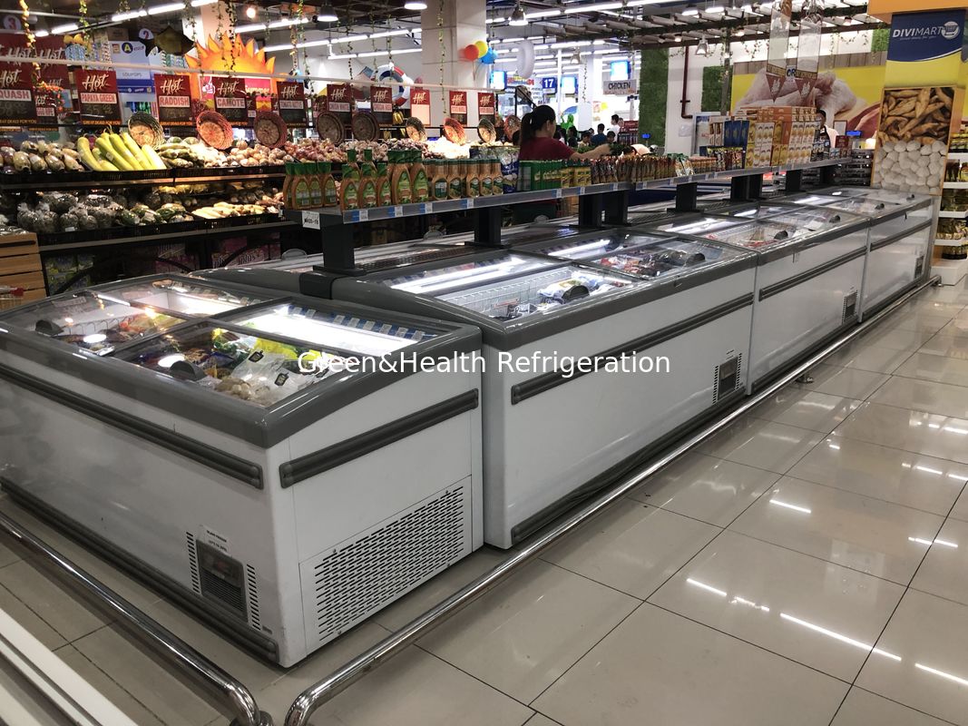 Danfoss Süpermarket Adası Dondurucu Ticari Buzdolabı