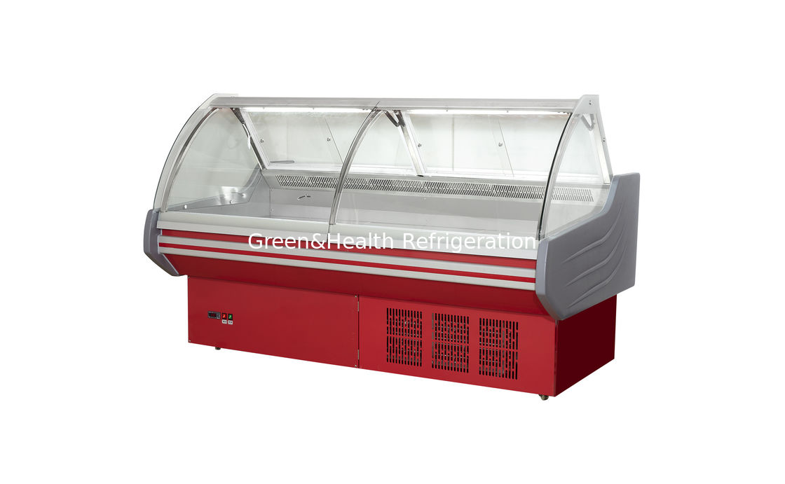 Fiş Tipi Üst Açık Taze Et Teşhir Buzdolabı Vitrin 3000 * 1180 * 1310mm