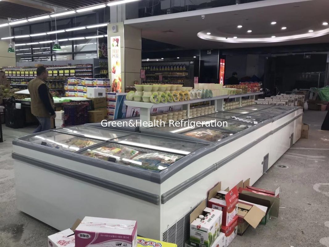 Danfoss Süpermarket Adası Dondurucu Ticari Buzdolabı