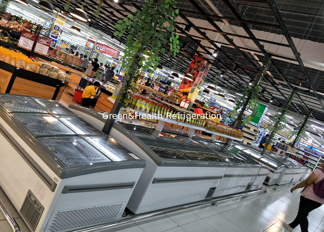 Danfoss Süpermarket Adası Dondurucu Ticari Buzdolabı
