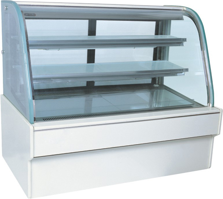 220v 800w Fırın / Ekmek Tabanı Mermer Kek Ekran Buzdolabı İki Katmanlar