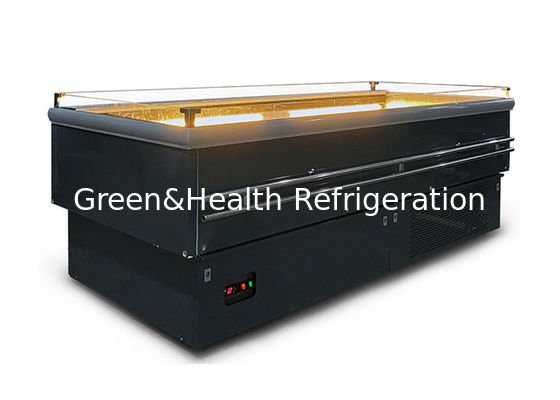 2 ila 8 ℃ Büyük Kapasiteli Promosyon Ürünü Gıda Teşhir Buzdolabı Açık Tip