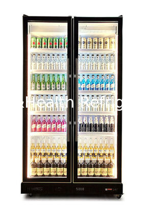 Hafif Lüks Soğuk İçecek Teşhir Chiller Bira 2 Veya 3 Kapılı Teşhir Dolabı