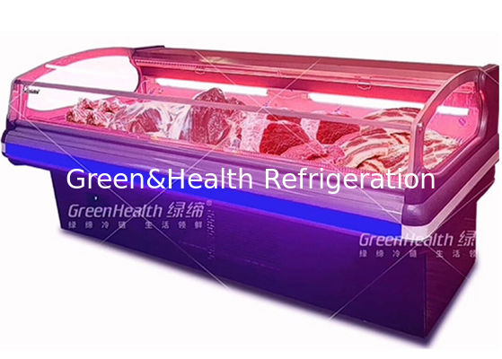 Dinamik Soğutma Et Teşhir Dolabı Büyük Kapasiteli Plug In Sistemi