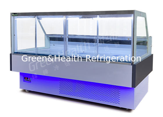 Danfoss Kompresörlü Beyaz Ön Açık Sürgülü Cam Kapı Deli Ekran Chiller