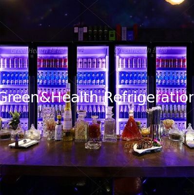 Kola İçecek İçecekleri İçin Otomatik Ribaund Salıncak Kapı Ticari Ekran Soğutucu