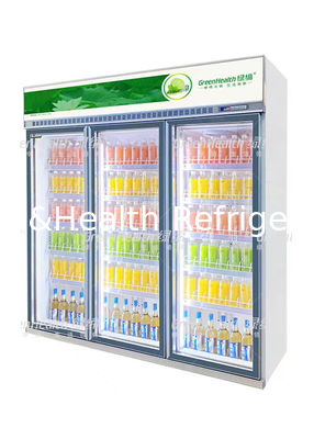 İnverter Kompresörlü 2/3 Kapılı Ticari Teşhir Soğutucu 1008L