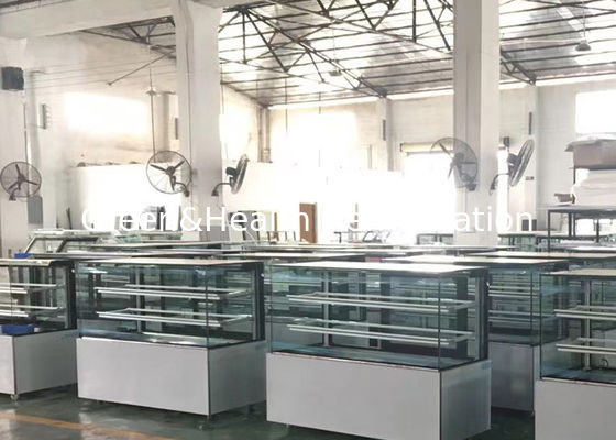 Renkli Kek Teşhir Soğutucu R134a Buzdolabı Soğutmalı Vitrini Özelleştirin