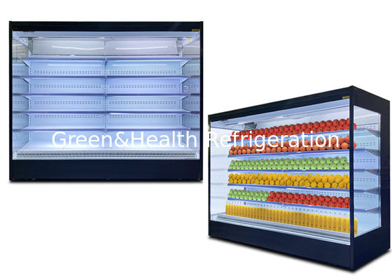 Verimli Bakır Boru Alüminyum Kanatlı Çok Katlı Açık Soğutucu Otomatik Buz Çözme