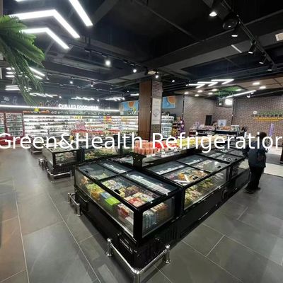 -18~-22 Derece Otomatik Buz Çözme Alüminyum İç Mekanlı Büyük Kapasiteli Ticari Dondurucu Satın Alın